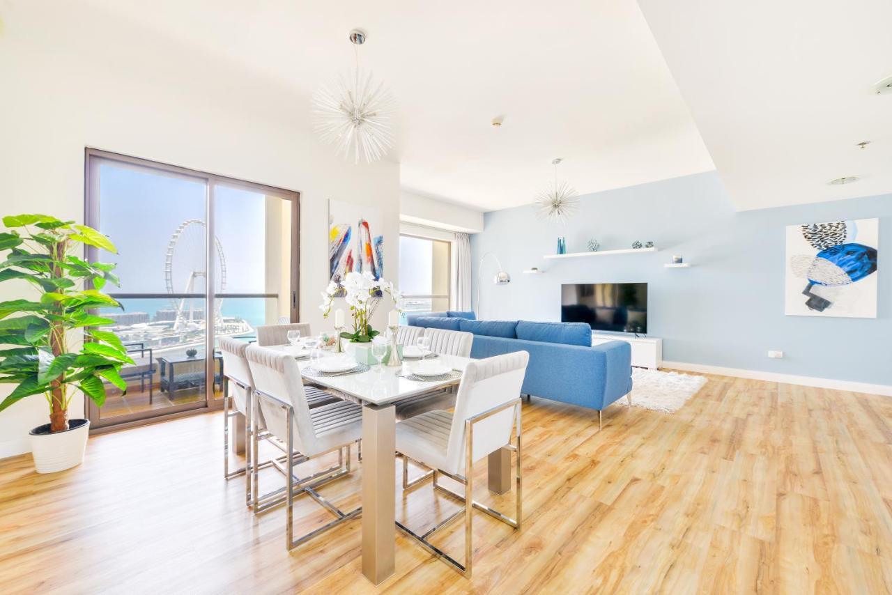 Luxury Jbr - Full Sea View - Free 5* Beach Resorts Access Dubái Exterior foto