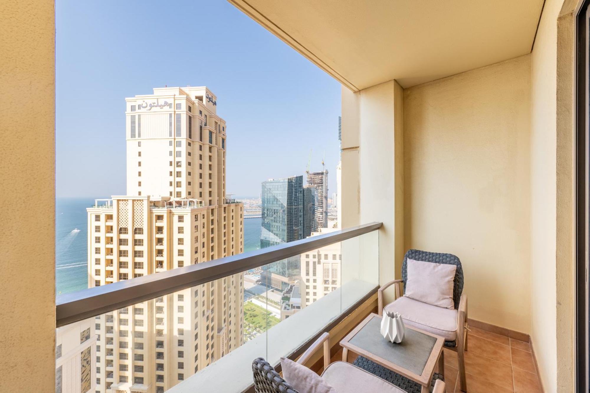 Luxury Jbr - Full Sea View - Free 5* Beach Resorts Access Dubái Exterior foto