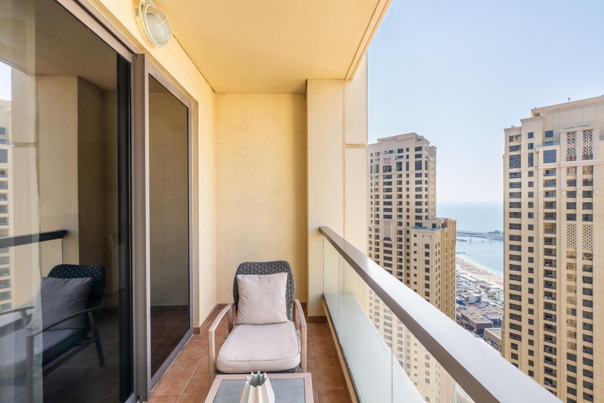 Luxury Jbr - Full Sea View - Free 5* Beach Resorts Access Dubái Exterior foto