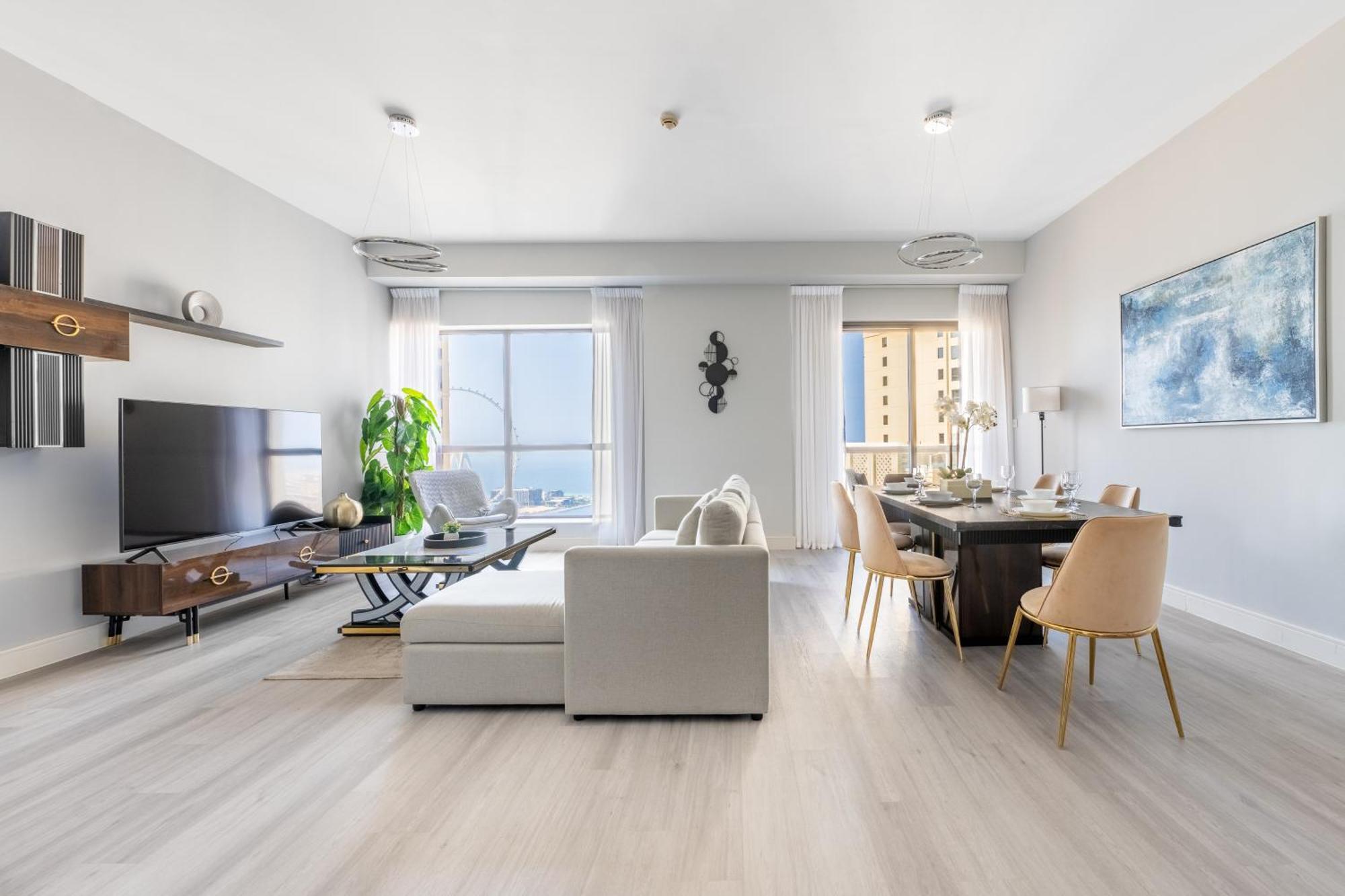 Luxury Jbr - Full Sea View - Free 5* Beach Resorts Access Dubái Exterior foto